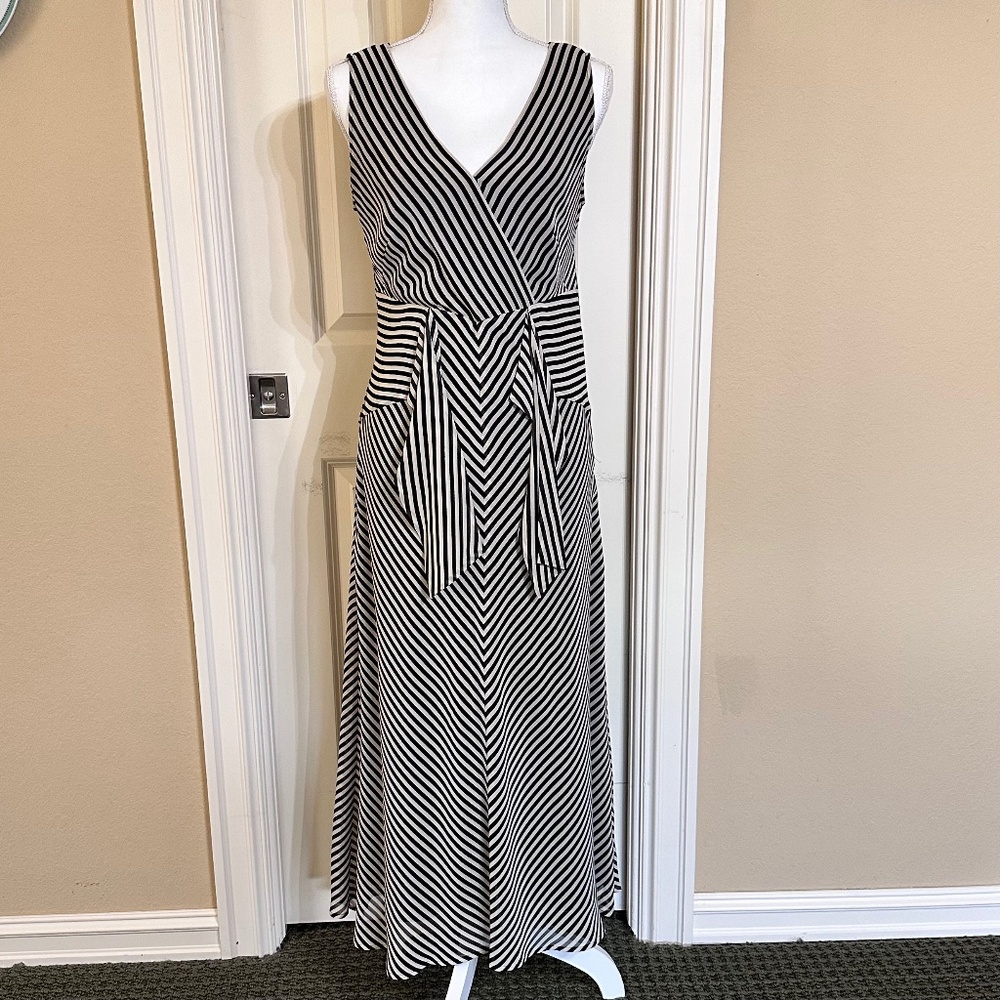 Talbots Silk Maxi Dress Size 8